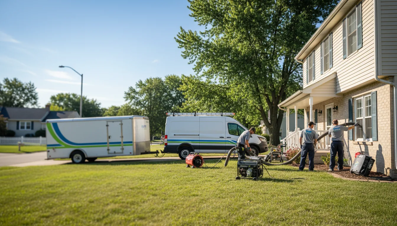 Flooded Basement Restoration And Cleanup With Repair in Holbrook, NY near me